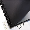 Leather look premium heavyweight paper covers for binding systems.