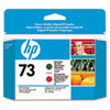 HP 73 CD949A Chromatic Red Matte Black Printhead
