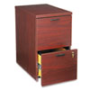 HON105104NN - 10500 Series File/File Mobile Pedestal, 15-3/4w x 22-3/4d x 28h, Mahogany