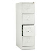 HON214PQ - 210 Series Four-Drawer, Full-Suspension File, Letter, 28-1/2d, Light Gray