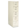 HON215PL - 210 Series Five-Drawer, Full-Suspension File, Letter, 28-1/2d, Putty