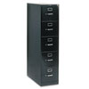 HON215PP - 210 Series Five-Drawer, Full-Suspension File, Letter, 28-1/2d, Black