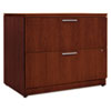 Locking two-drawer lateral file.