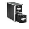 2 Drawer CD File Cabinet Holds 330 Folders or 120 Slim 60 Standard Cases Black