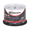 DVD-R Recordable Disc, 4.7 GB, 16x, Spindle, Silver, 50/Pack