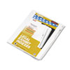 80000 Series Legal Exhibit Index Dividers Side Tab quot;B quot; White 25 Pack