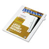 80000 Series Legal Exhibit Index Dividers Side Tab quot;D quot; White 25 Pack