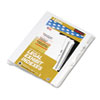 80000 Series Legal Exhibit Index Dividers Side Tab quot;E quot; White 25 Pack