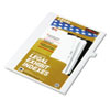 80000 Series Legal Exhibit Index Dividers Side Tab quot;J quot; White 25 Pack