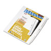 80000 Series Legal Exhibit Index Dividers Side Tab quot;K quot; White 25 Pack