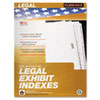 80000 Series Legal Index Dividers Side Tab Printed quot;Exhibit F quot; 25 Pack
