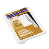 80000 Series Legal Index Dividers Bottom Tab Printed quot;Exhibit A quot; 25 Pack