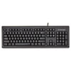 Keyboard for Life Slim Spill Safe Keyboard 104 Keys Black
