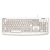 Pro Fit USB Washable Keyboard 104 Keys White