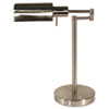 Adjustable Full Spectrum Table Lamp, 16" High, Brushed Steel