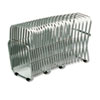 This aluminum multi-purpose sorter expands to hold up to 500 sheets per slot to collate and organize paper.