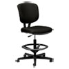 Volt Series Adjustable Task Stool, Supports Up to 275 lb, 22.88" to 32.38" Seat Height, Black