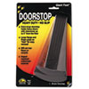 Giant Foot Doorstop No Slip Rubber Wedge 3 1 2w x 6 3 4d x 2h Brown