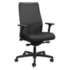 Ignition 2.0 4-Way Stretch Mid-Back Mesh Task Chair, Supports 300 lb, 17" to 21" Seat Height, Black Seat/Back, Black Base