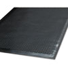 Clean Step Outdoor Rubber Scraper Mat Polypropylene 48 x 72 Black
