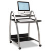 Eastwinds Arch Computer Cart 31 1 2w x 34 1 2d x 37h Anthracite