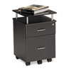 Eastwinds Vision Locking Box File Pedestal Anthracite with Black Glass