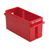Porta Count System Extra Capacity Rolled Coin Plastic Storage Tray Red