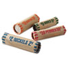 MMF Industries&trade; Preformed Tubular Paper Coin Wrappers