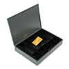 STEELMASTER&reg; by MMF Industries&trade; Locking Heavy-Duty Steel Extra-Wide Cash Box