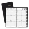 Compact Weekly Appointment Book, 6.25 x 3.25, Black Cover, 12-Month (Jan to Dec): 2024
