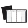 24-Hour Daily Appointment Book, 8.75 x 7, Black Cover, 12-Month (Jan to Dec): 2023