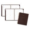 Signature Collection Distressed Brown Weekly Monthly Planner, 11 x 8.5, Brown Cover, 13-Month (Jan to Jan): 2023 to 2024