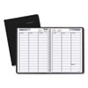 DayMinder Weekly Appointment Book, Vertical-Column Format, 11 x 8, Black Cover, 12-Month (Jan to Dec): 2024