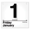 Today Is Daily Wall Calendar Refill, 8.5 x 8, White Sheets, 12-Month (Jan to Dec): 2023