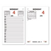 Two-Color Desk Calendar Refill, 3.5 x 6, White Sheets, 12-Month (Jan to Dec): 2024