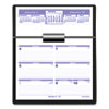 Flip-A-Week Desk Calendar and Base, 7 x 5.5, White Sheets, 2023
