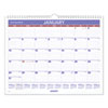 Monthly Wall Calendar, 15 x 12, White/Red/Blue Sheets, 12-Month (Jan to Dec): 2023