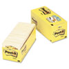 Cabinet Pack, 3 x 3, Canary Yellow, 18 90-Sheet Pads/Pack