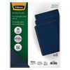 Executive Leather-Like Presentation Cover, Navy, 11.25 x 8.75, Unpunched, 50/Pack
