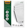 Expressions Classic Grain Texture Presentation Covers for Binding Systems, White, 11.25 x 8.75, Unpunched, 200/Pack