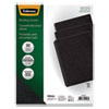 Executive Leather-Like Presentation Cover, Black, 11.25 x 8.75, Unpunched, 50/Pack