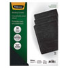 Expressions Classic Grain Texture Presentation Covers for Binding Systems, Black, 11.25 x 8.75, Unpunched, 200/Pack