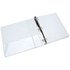 NSN3856711 - D-Ring View Binder, Clear Overlay, 1-1/2" Capacity, White, GSA 7510013856711 