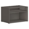 Mod Low Storage Credenza, 30w x 20d x 21h, Slate Teak