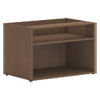 Mod Low Storage Credenza, 30w x 20d x 21h, Sepia Walnut
