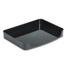 2200 Series Side Loading Desk Tray Plastic 8 1 2 x 11 Black