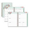 Laurel Weekly/Monthly Planner, Laurel Floral Artwork, 8 x 5, Green/Pink/Orange Cover, 12-Month (Jan to Dec): 2023