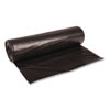 Recycled Low-Density Polyethylene Can Liners, 56 gal, 1.6 mil, 43" x 47", Black, 20 Bags/Roll, 5 Rolls/Carton