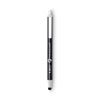 PrevaGuard Ballpoint/Stylus Pen, Retractable, Medium 1 mm, Black Ink/Black Barrel, Dozen