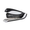 Spring-Powered Premium Desktop Stapler, 25-Sheet Capacity, Black/Silver